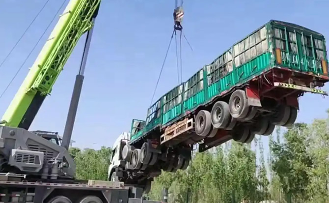 集宁区道路脱困救援案例